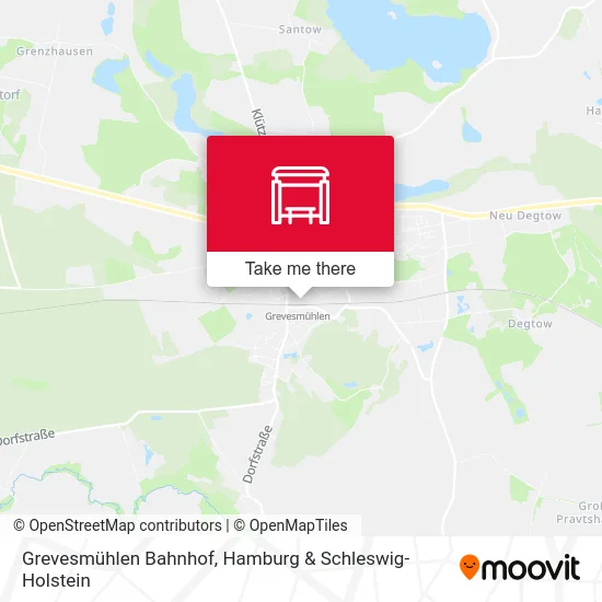Карта Grevesmühlen Bahnhof
