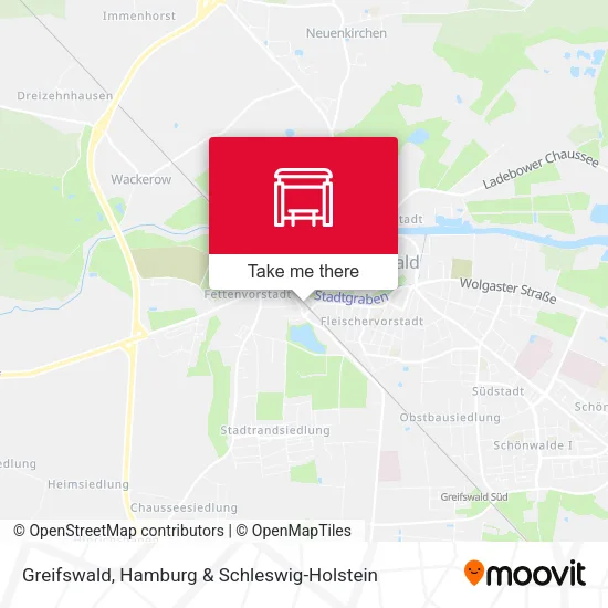 Карта Greifswald