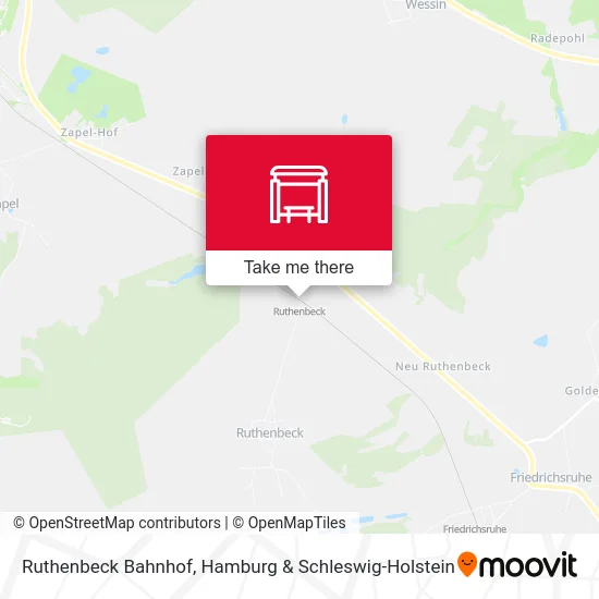 Ruthenbeck Bahnhof map