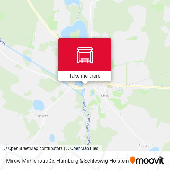 Mirow Mühlenstraße map