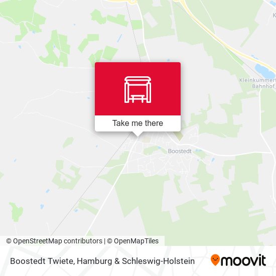 Boostedt Twiete map