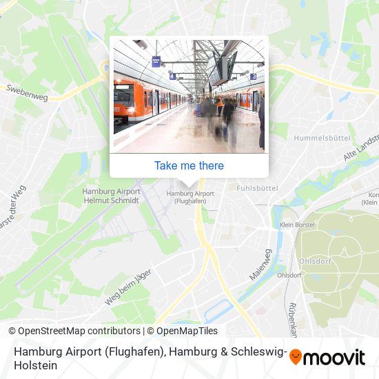 Hamburg Airport (Flughafen) map