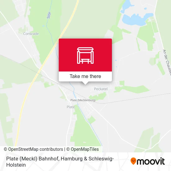 Карта Plate (Meckl) Bahnhof