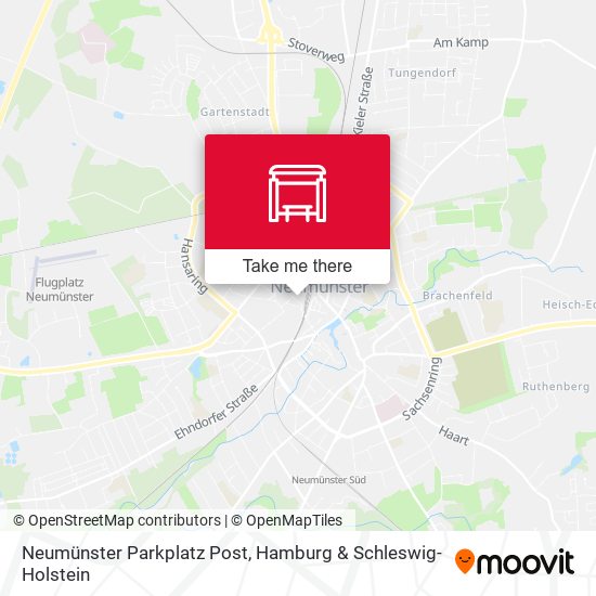 Neumünster Parkplatz Post map