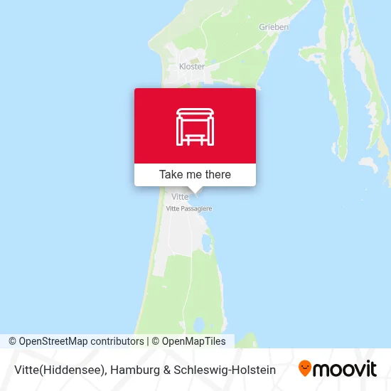 Vitte(Hiddensee) map