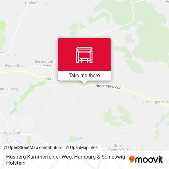 Husberg Kummerfelder Weg map