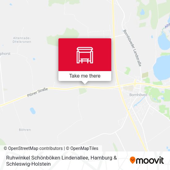 Ruhwinkel Schönböken Lindenallee map