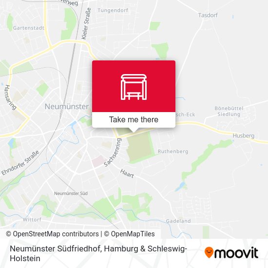 Neumünster Südfriedhof map