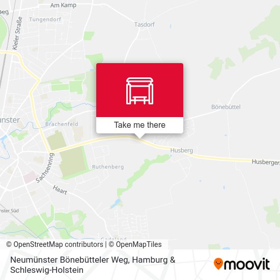 Neumünster Bönebütteler Weg map