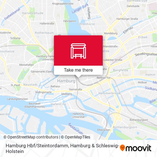 Hamburg Hbf/Steintordamm map