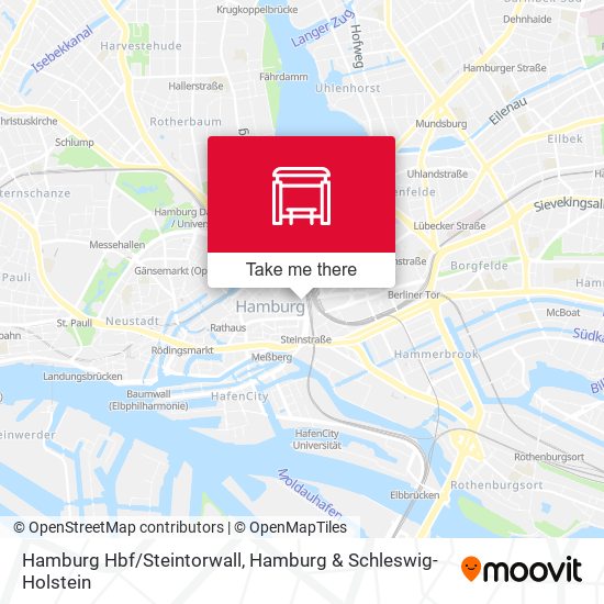 Hamburg Hbf/Steintorwall map