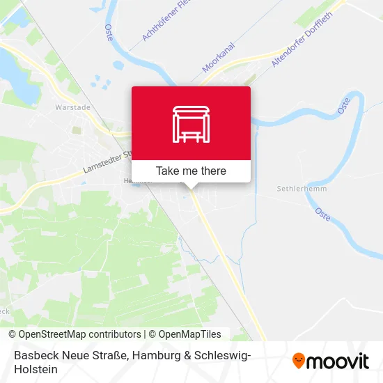 Карта Basbeck Neue Straße