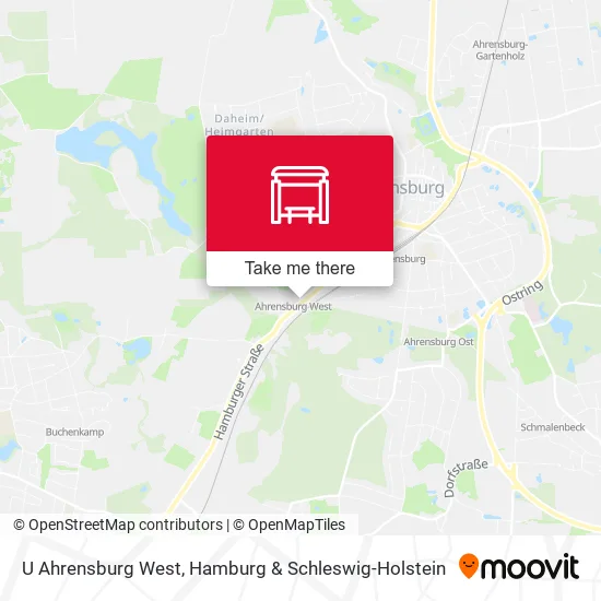 Карта U Ahrensburg West