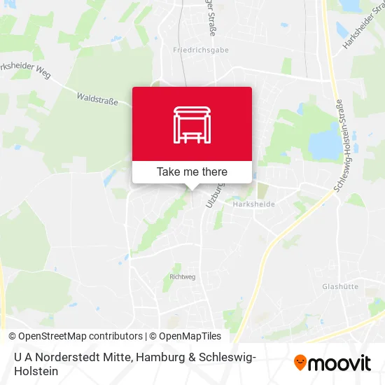 Карта U A Norderstedt Mitte