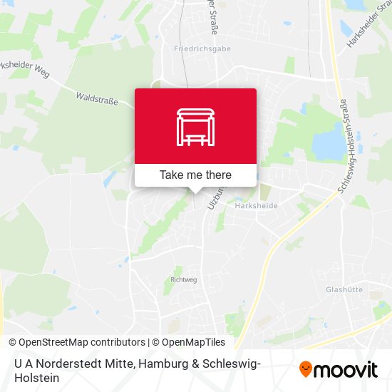 Карта U A Norderstedt Mitte
