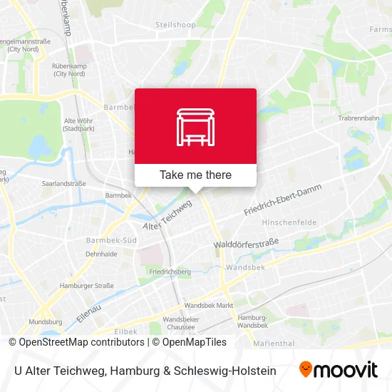 Карта U Alter Teichweg