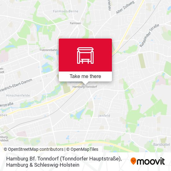 Hamburg Bf. Tonndorf (Tonndorfer Hauptstraße) map