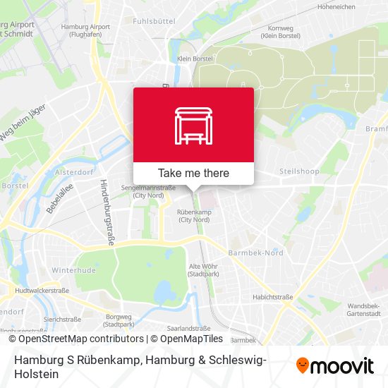 Hamburg S Rübenkamp map