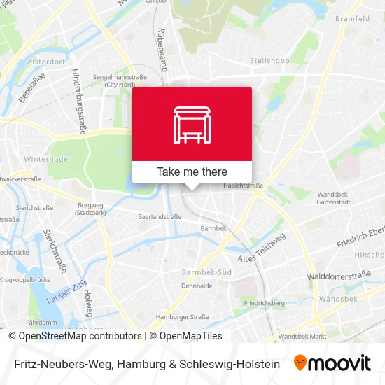 Карта Fritz-Neubers-Weg