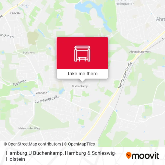 Карта Hamburg U Buchenkamp