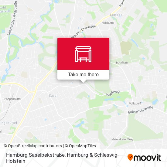 Hamburg Saselbekstraße map