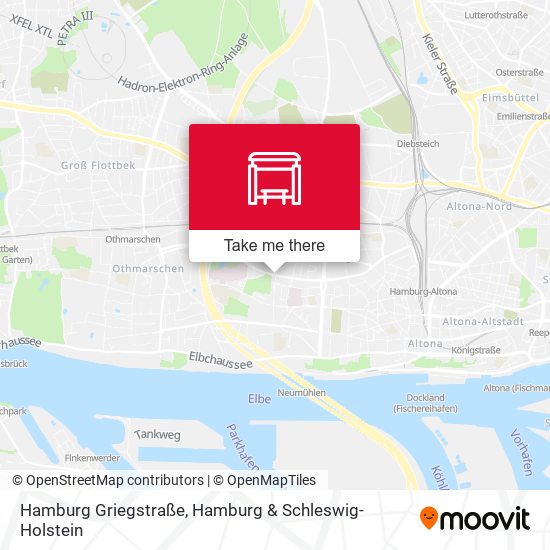 Hamburg Griegstraße map