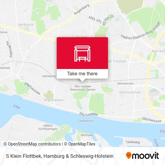 Карта S Klein Flottbek
