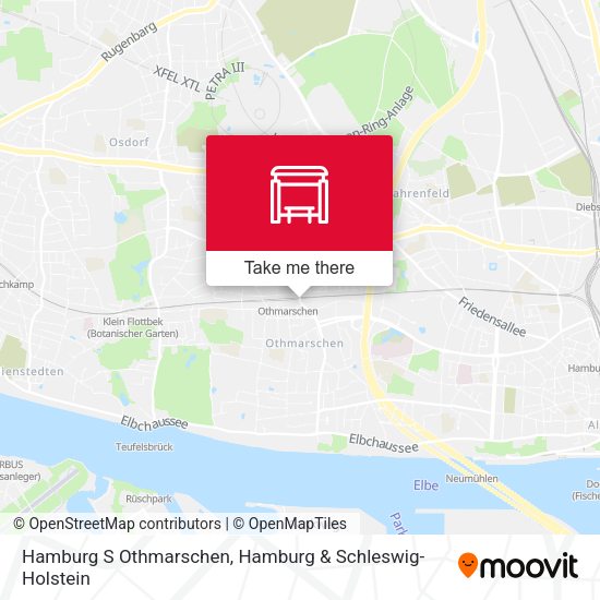 Hamburg S Othmarschen map