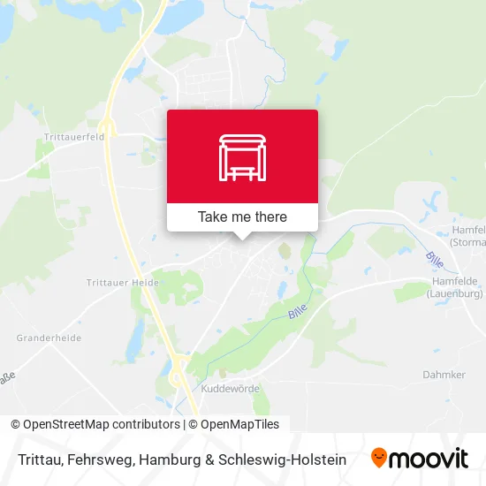 Карта Trittau, Fehrsweg