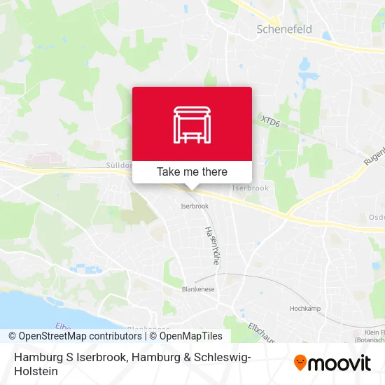Карта Hamburg S Iserbrook