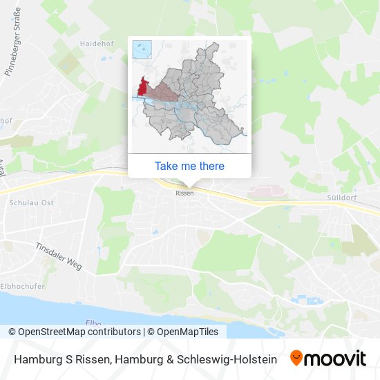 Hamburg S Rissen map