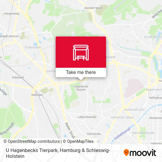 Карта U Hagenbecks Tierpark