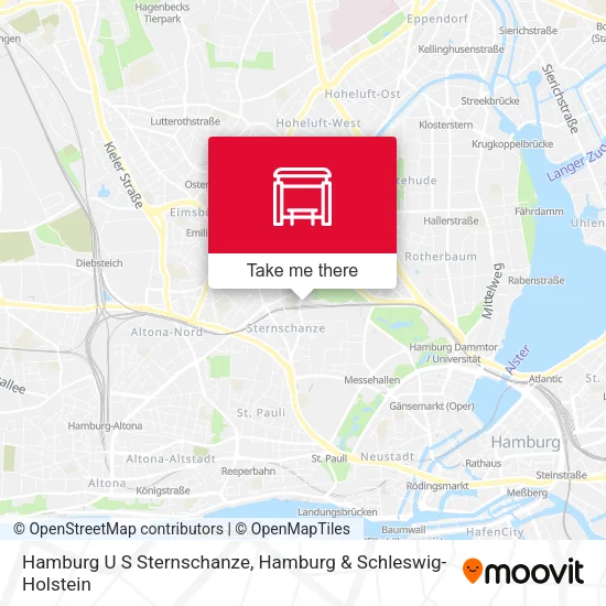 Карта Hamburg U S Sternschanze
