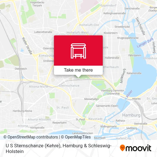 Карта U S Sternschanze (Kehre)