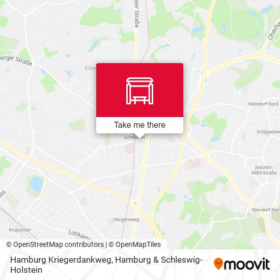 Карта Hamburg Kriegerdankweg