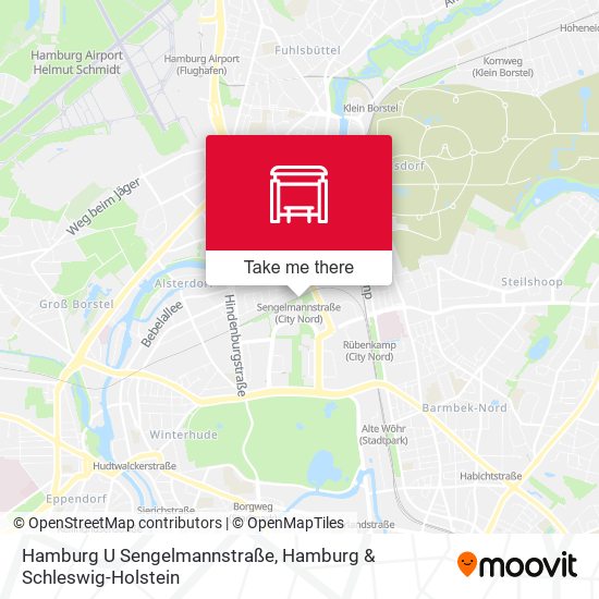 Карта Hamburg U Sengelmannstraße