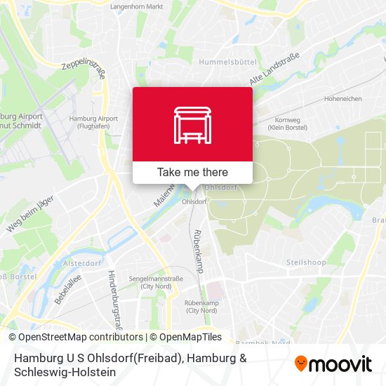 Hamburg U S Ohlsdorf(Freibad) map