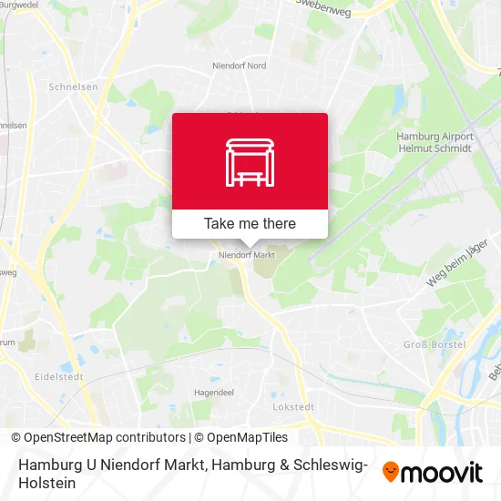 Карта Hamburg U Niendorf Markt