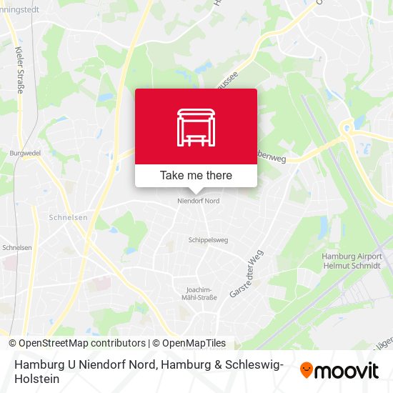 Hamburg U Niendorf Nord map