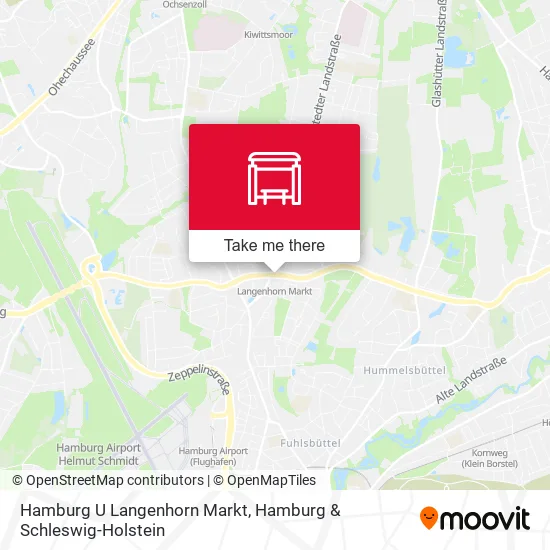 Карта Hamburg U Langenhorn Markt