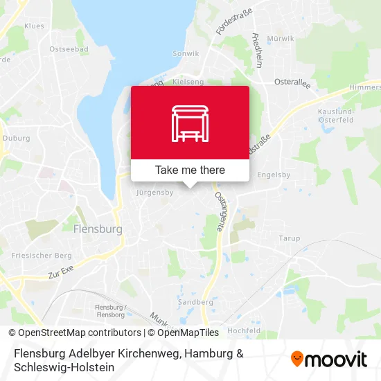 Карта Flensburg Adelbyer Kirchenweg