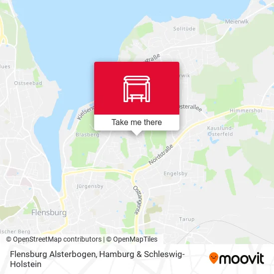 Карта Flensburg Alsterbogen