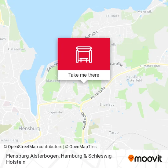 Карта Flensburg Alsterbogen