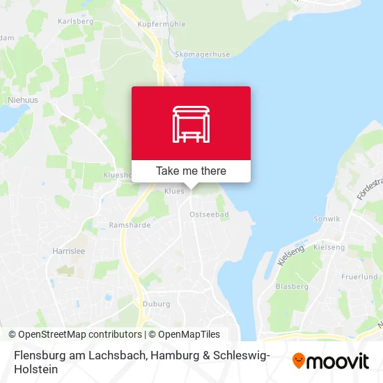 Карта Flensburg am Lachsbach