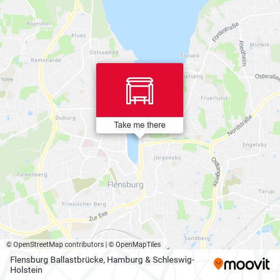 Flensburg Ballastbrücke map