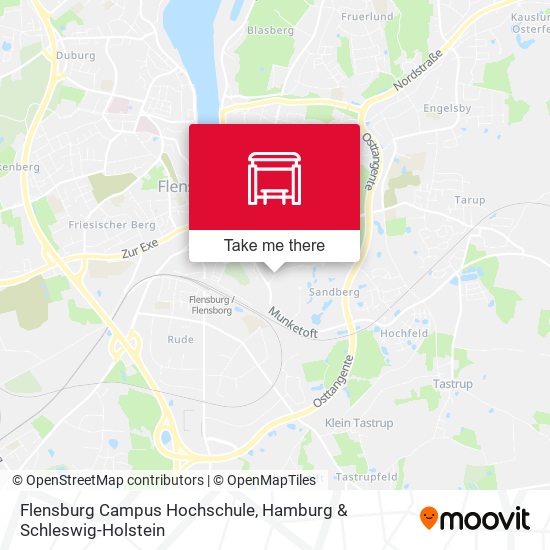 Flensburg Campus Hochschule map