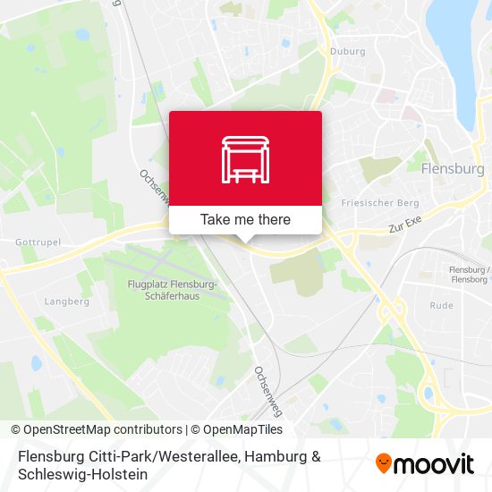 Flensburg Citti-Park / Westerallee map