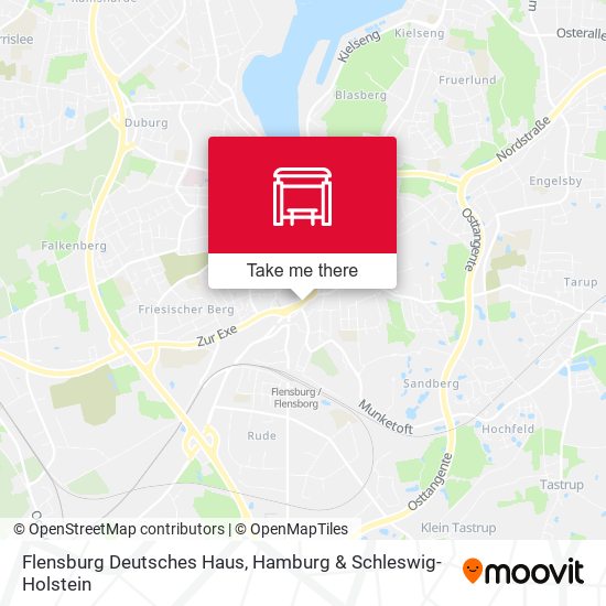 Flensburg Deutsches Haus map