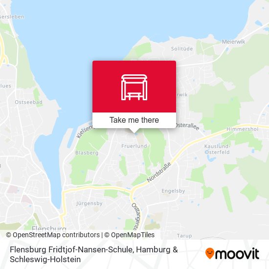 Flensburg Fridtjof-Nansen-Schule map