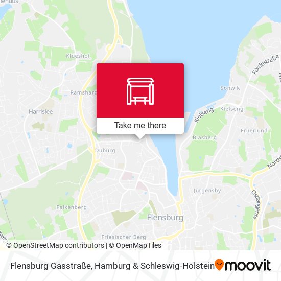 Flensburg Gasstraße map